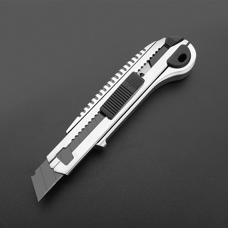 Black 18mm Blade Utility Knife Large Alloy Steel