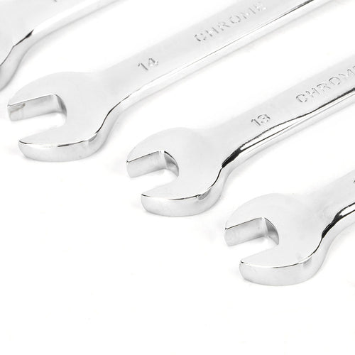 6Pcs Flexible Head Multi Functional Ratchet Conination Spanner Wrench 8-17mm Repair Tools Set