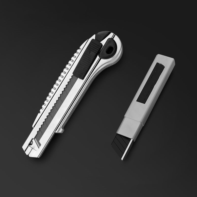 Black 18mm Blade Utility Knife Large Alloy Steel