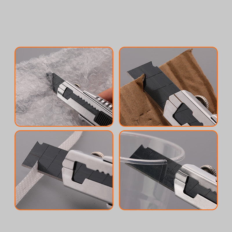 Black 18mm Blade Utility Knife Large Alloy Steel